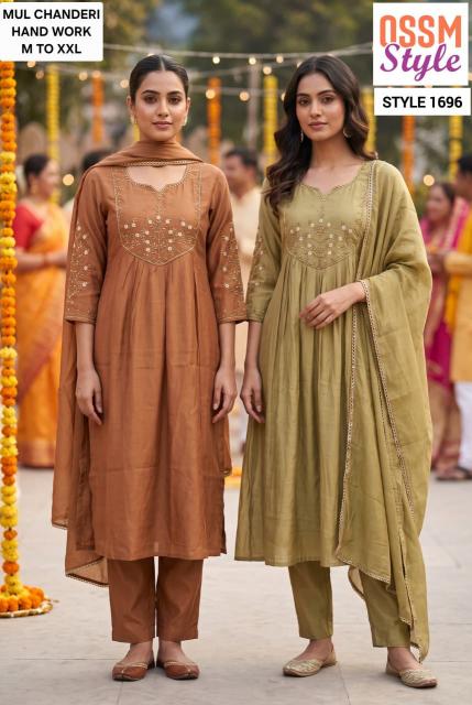 Ossm style 1696 kurti fabric wholesale in mumbai